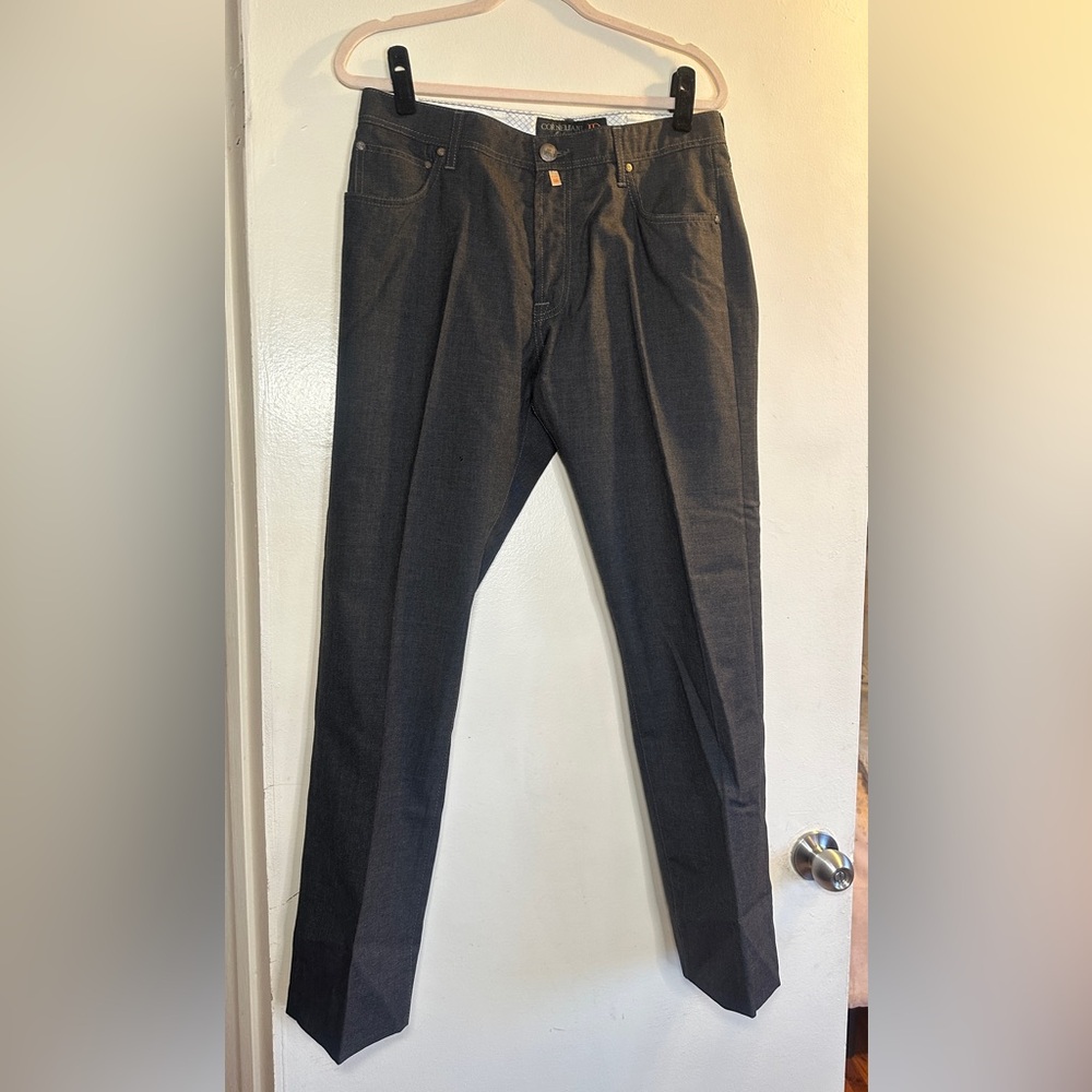Corneliani Charcoal Men's Dress Pants